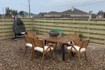 Outdoor wood fence in Corpus Christi, TX